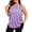 1# Purple, variant on SWQZVT Womens Tops Summer Plus Size Tank Tops Casual Waffle Crewneck Sleeveless T Shirts Oversize Loose Tunic Tops