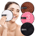 thumbnail image 1 of Esponja Limpieza Facial UNIVERSOENLINEA 3pz Almohadilla Desmaquillante, 1 of 6