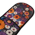 thumbnail image 4 of Yayeee Double Oven Mitt Kitchen Heat Resistant Baking 35" x7" Quilted Glove, Purple Flowers, 4 of 6