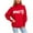 Z2-Red, variant on larppty Womens 2025 Fall Sweater Long Sleeve Crewneck Knit Sweaters Cute Bow Pullover Tops Fashion Outfits (White, M)