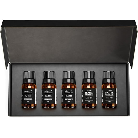 AirScent Perfume Dupe Fragrance Oil Gift Set - Pure Bliss Fragrances - 10 ml Diffuser Oil Set Inspired by Diffuser Oil Set Inspired by Baccarat Rouge, Creed, Coco, Santal 1033 and Santal 1026