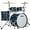 Blue Burst, variant on Ludwig Classic Oak 4-Piece Studio Shell Pack with 22 in. Bass Drum Green Burst