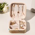 thumbnail image 6 of Sea Lion Travel Portable Square Jewelry Display Necklace Organizer Storage Box, 6 of 6