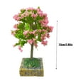 thumbnail image 2 of A Cherry Blossom Tree Mini Artificial Tree Plant Model Dollhouse Artificial Trees Set Lightweight Miniature Model Trees for Making Craft Projects and Scenery, 2 of 3
