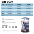 thumbnail image 4 of Kdxio Cute Animal Couple for Men's Muscle T-shirt,Sleeveless for Workout Running Athletic Gym Lounge Casual, 4 of 5