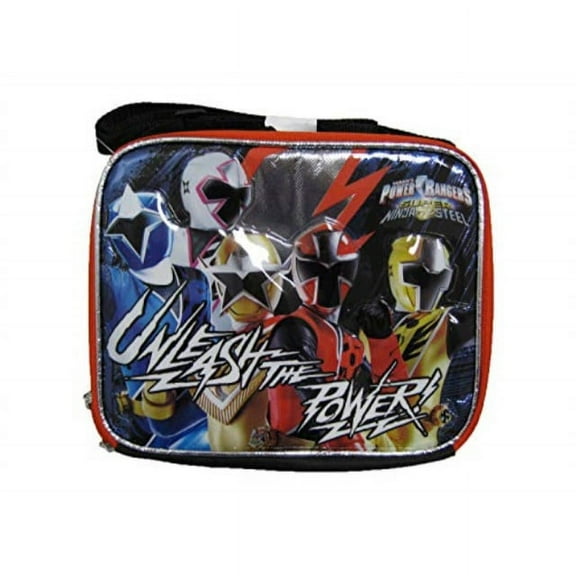 power rangers - unleash the power! lunch bag 8" x 10" - toyszone.biz