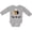 AC-Heather Grey, variant on Honey Bee Gifts Beekeeper Girls Long Sleeve Baby Bodysuit