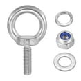 thumbnail image 5 of Unique Bargains M8 x 25mm Lifting Shoulder Eye Bolt 304 Stainless Steel Lifting Ring Threaded Eyebolt with Nuts and Washers 5Pcs, 5 of 5