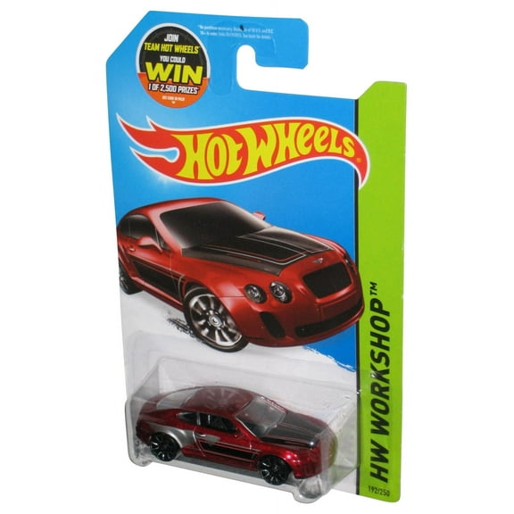 Hot Wheels HW Workshop (2013) Red Bentley Continental Supersports Car 192/250