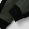 thumbnail image 4 of Jgppe Men's Cargo Pants with Large Zipper Pockets Lightweight Stretch Elastic Waist Drawstring Slim Hiking Pants, 4 of 6