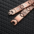 thumbnail image 2 of Mens Womens Copper Magnetic Cross Bracelet Religious Totem Jewelry Anniversary Business Opening Ceremony Employee, 2 of 5