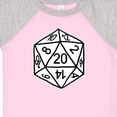 thumbnail image 3 of Inktastic 20 Sided White Dice Gift Baby Boy or Baby Girl Bodysuit, 3 of 4