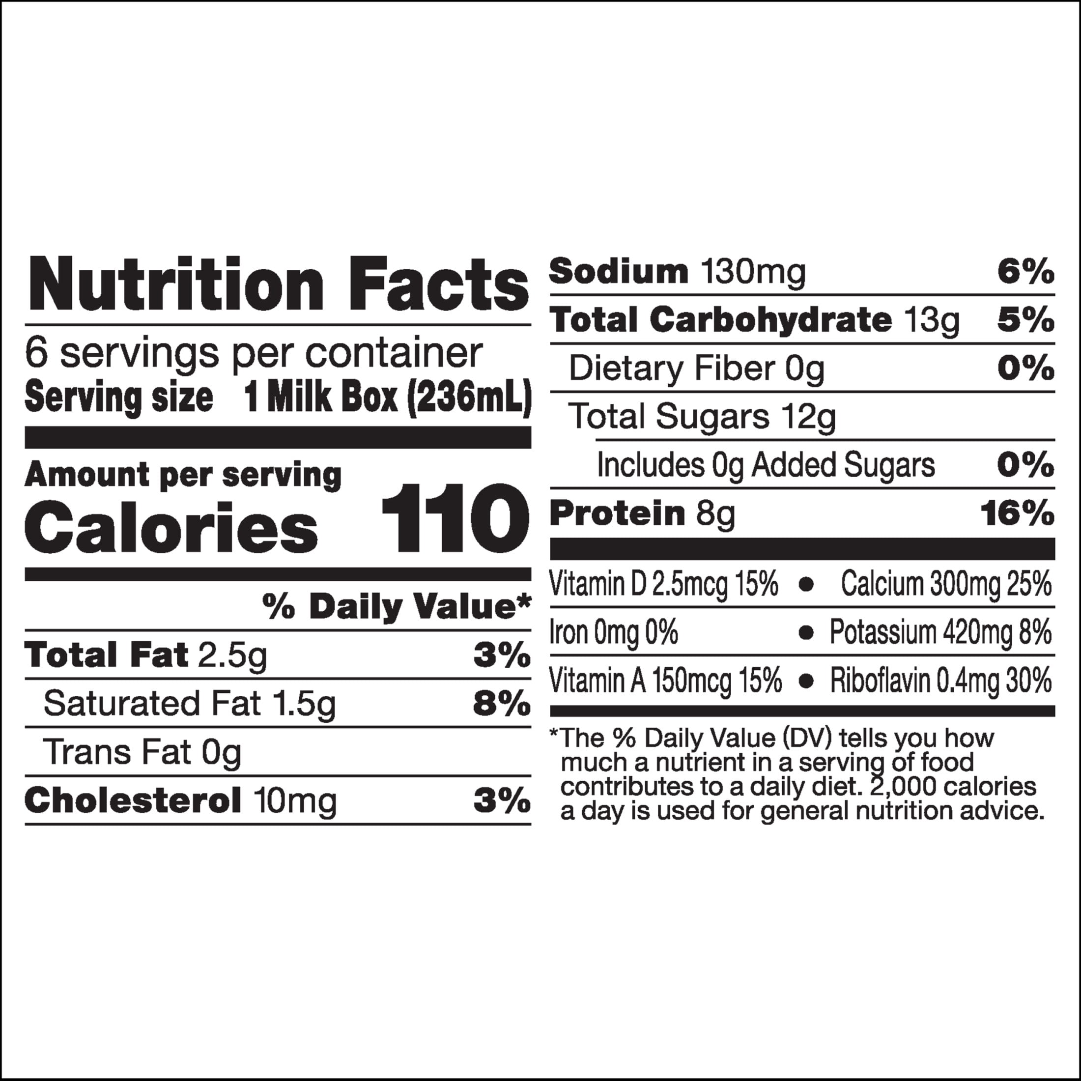 Horizon Organic Shelf Stable 1% Lowfat Milk Boxes, 8 fl oz, 6 Count