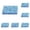 Blue*5PCS, variant on Natural Wood Pulp Cellulose Sponge Non-Scratch Absorbent Kitchen Scouring Pad Dish Scrubber Eco-Friendly 1pc 5.5in Blue*5PCS