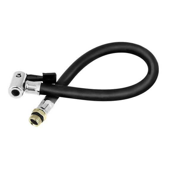 BIBABLYKE 35/40/50cm Tire Inflation Hose Pump Extension Tube 1/4'' Thread Universal Tire Air Inflator Connector Car Inflator Hose