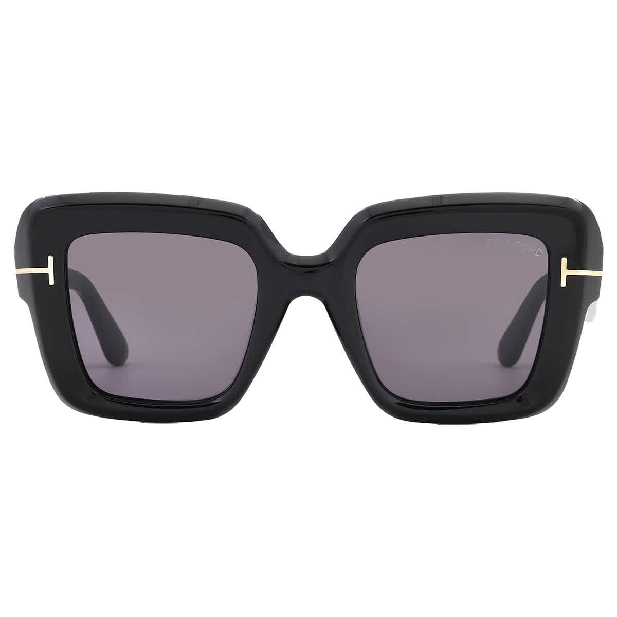 Tom Ford FT1087 01D Plastic Shiny Black Smoke Polarized 54 
