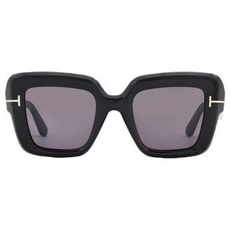 Tom Ford Lorna Shield Sunglasses, Light Brown Mirror Lenses  display picture 2