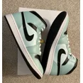 thumbnail image 1 of Ni - ke NEW Ni - ke Air Jordan 1 Mid Size 10.5 Women Light Dew Teal Tint BQ6472300 AJ1, 1 of 5