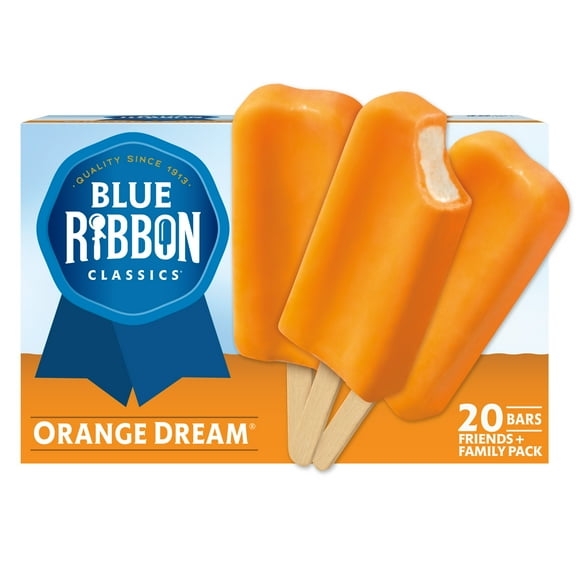 Blue Ribbon Classics Orange Dream Frozen Dessert Treat Bar, 45 fl oz, 20 Pack