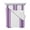 Purple, White, Lavender, variant on Quilts Twin-XL Size Bedding Set, Yellow Striped Lightweight Quilted Comforter, Farmhouse Simple Line Vertical Stripes Soft Reversible Bedspread Coverlet with Pillow Covers for All Season, 68" x 98"