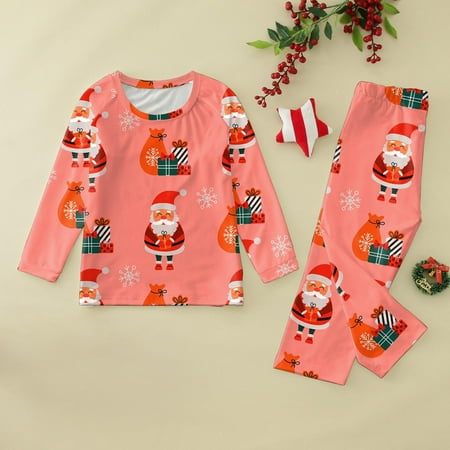 

Jtckarpu Sleepwear Christmas Pajamas For Kids Print Girls Pajamas Organic Cotton Boys Christmas Pajamas