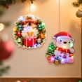 thumbnail image 4 of MOQIN Christmas Window Decoration Lights, Christmas Indoor Hanging Decorative Lights, Lighted Snowman Santa Claus Xmas Trees Lights for Christmas Party Home Decor, Battery Operated, 4 of 5