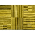 thumbnail image 1 of Ahgly Company Indoor Rectangle Abstract Yellow Contemporary Area Rugs, 5' x 7', 1 of 4