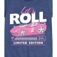 thumbnail image 3 of Barbie - Lets Roll - Toddler And Youth Girls Fitted Short Sleeve Graphic T-Shirt, 3 of 5