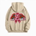 thumbnail image 4 of Godom Womens Casual Hoodies Crew Neck Long Sleeve Sweatshirts with Pocket Lightweight Pullover Top Size S-3XL, 4 of 5