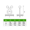 thumbnail image 3 of 100 piezas de clips para fijación de plantas trepadoras, clips adhesivos para enredaderas de jardín, soporte fijo para enredaderas de pared, 3 of 9