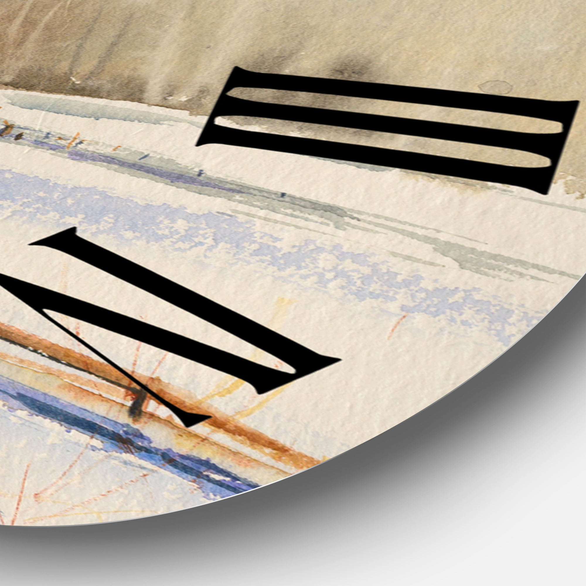 Designart 1 in Quartz Traditional Wall Clock