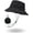 Black, variant on Waterproof Bucket Rain Hat,Foldable Outdoor UV Protection Sun Hats and Quick Dry Boonie Hat for Hiking