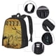 thumbnail image 2 of Fotbe Coffee Vintage Mochila para Hombre y Mujer - Tela Oxford 600D Resistente - Mochila Impermeable de Gran Capacidad para Escuela, Viajes y Senderismo, 2 of 6