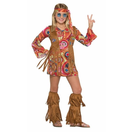 Girls Peace Lovin Hippie Costume
