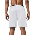 thumbnail image 2 of Aayomet Mens Running Shorts Tethered Color Matching Five Point Sports Beach Shorts (White, M), 2 of 4