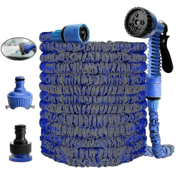 100 Ft/30m Garden Hose, Expandable Garden Hose, Retractable Flexible Hose, Water Hose Expandable Ela-FCY