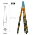 thumbnail image 2 of Balery Sunflower Field Art Corbata Clásica de Seda para Hombre, Corbata Tejida Jacquard, Corbatas Formales para Negocios y Bodas, 2 of 7