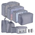 thumbnail image 1 of Cubos de Embalaje para Maleta, 9 PCS Cubos de Embalaje de Viaje Bolsas Organizadoras de Maletas Ligeras Set Organizadores de Embalaje de Equipaje, 1 of 7