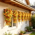 thumbnail image 5 of Fmbmuo Outdoor Artificial Hanging Flowers Lifelike Pansy Plants for Courtyard Garden Patio Balcony Decor Home Decor Wall Decor,Multicolor, 5 of 5