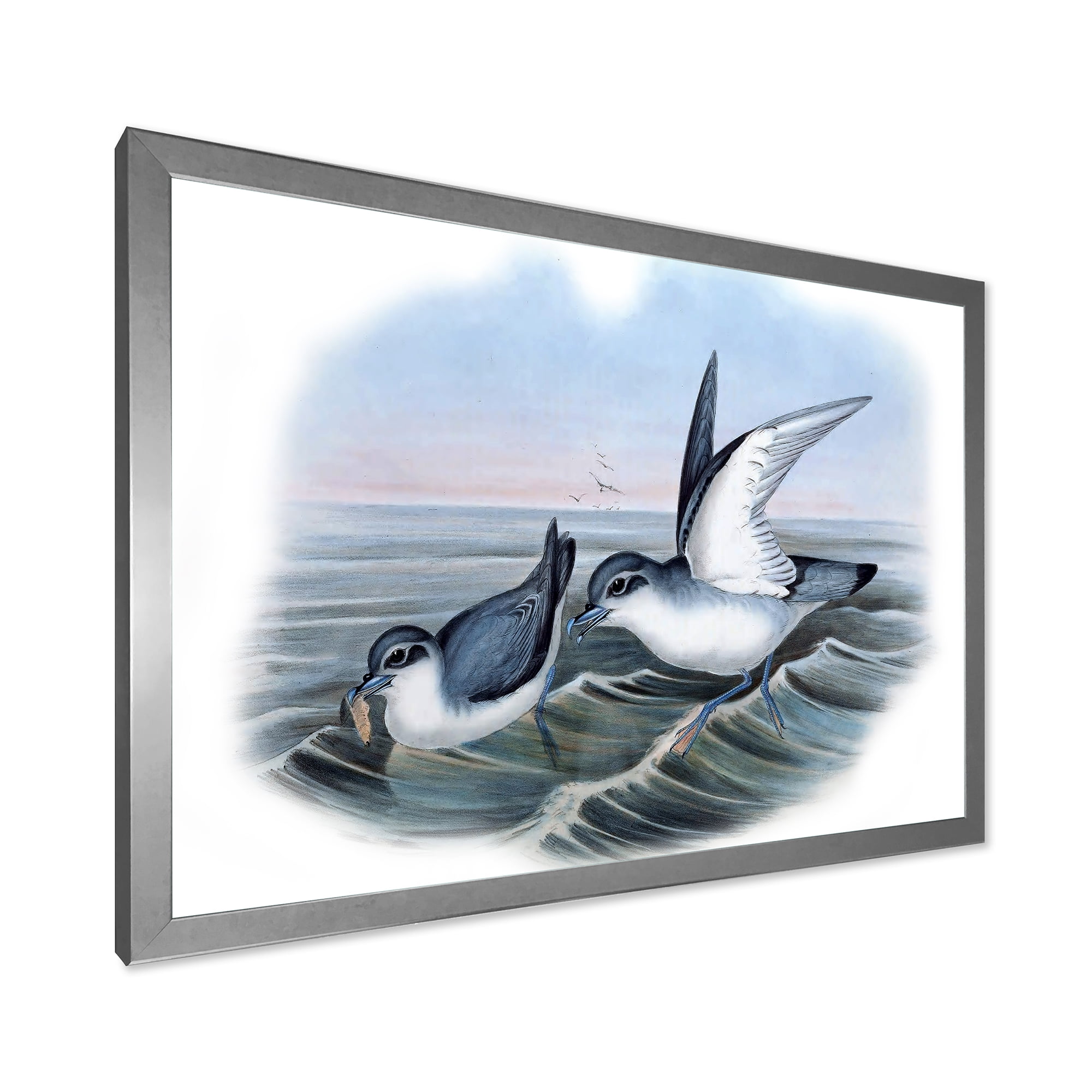 Designart 'Ancient Bird Life X' Traditional Framed Art Print