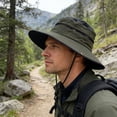 thumbnail image 2 of Classic Fisherman Bucket Hat, Wide Brim Breathable Sun Hat for Men and Women, Adjustable Outdoor Hat for Casual Wear and Sun Protection, 2 of 6