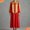 Red, variant on JOANKDMI Unisex Adult Classic Choir Judge Minister Costume Long Gown Robe with Contrasting Stole for Stage Performance Themed Roleplay Event and Roleplay Suit