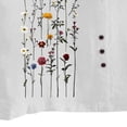 thumbnail image 5 of Women's Linen T Shirts Plus Size Crew Neck Short Sleeve Floral Print Pullover Tops Casual Loose Blouse (XL, White-F), 5 of 5