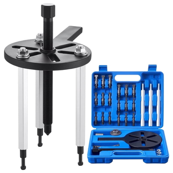VEVOR 21-in-1 Bearing Puller Set, 21 PCS 3-Jaw Hook Puller for Internal External Bearings and Bearing Without Inner Shaft, Multifunctional Bearing Removal Tool with Heavy Duty Portable Storage Case