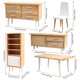 thumbnail image 5 of Ounissouiy 6 uds/Kit de muebles en miniatura de 1:12 casa de muñecas sala de estar dormitorio vitrina silla juego juguete decorativo casas de muñecas, 5 of 6