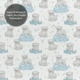 thumbnail image 5 of Shower Curtain, Playful Polar Bear Pals Waterproof Fabric Plastic Shower Curtain, Drying Fast Bathroom Curtain with 9 Buttonholes, Ruffle Shower Curtain 60x72in, 5 of 8