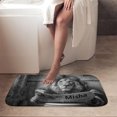 thumbnail image 4 of 1pc Lion Reading Newspaper Absorbent Non-Slip Bathroom Thickened Flannel Rug Decor,Soft,Quick Drying,Suitable For Indoor/outdoor Use,Bathrooms,Bedrooms,Kitchens,Terrace,Laundry Rooms,16"x24", 4 of 9