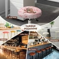 thumbnail image 5 of ZIATUBLE Sloth Strawberry Bar Stool Cover Slipcovers Washable Chairs Decorative Cover Size M Removable Stool Cushion Slipcovers for Chairs Set of 2 for Home Office Bar Coffee Shop, 5 of 6