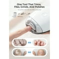 thumbnail image 2 of Automatic Fingernail Grinder Electric Nail File with LED Light, 3-Speed Nail Buffer Electric, Rechargeable Nail Grinder for Women & Men, 2 of 10