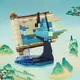 thumbnail image 5 of Ideas Green Mountains And Rivers Building Set, MOC Art Pixel landscape Building Kit Compatible with Lego, Creative Crafts Gift for Adults (212Pcs), 5 of 5